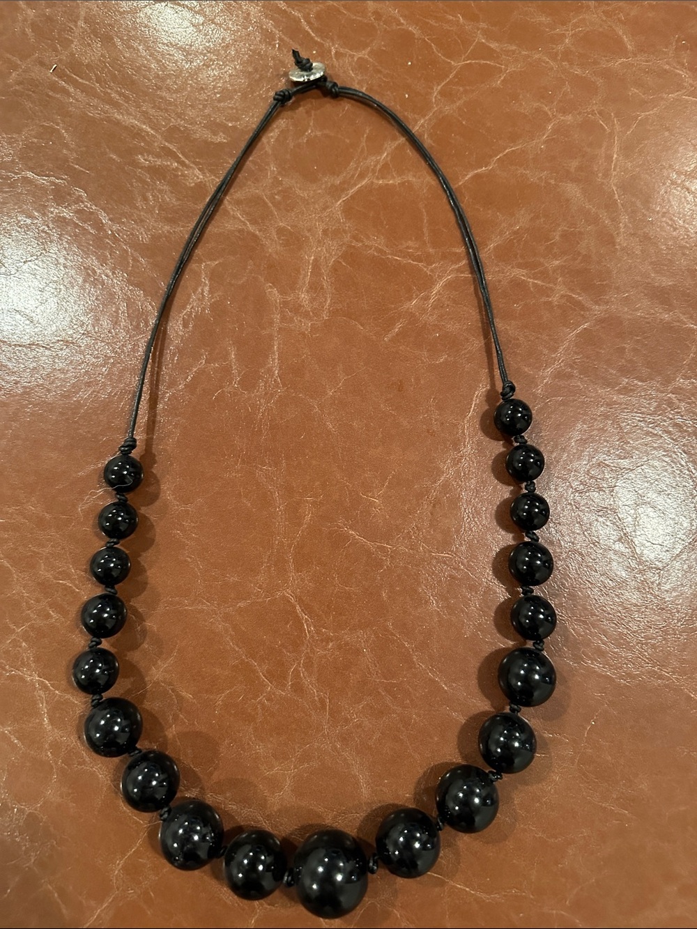Lauren Ralph Lauren Black Beaded Necklace